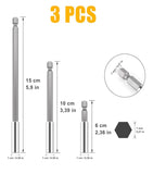 Confezione da 3 pezzi di inserti per 1/4"